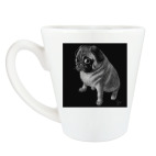 Кружка латте (360 мл) Мопсик Очаровашка