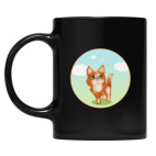 Кружка цветная UV-DTF