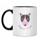 Кружка двухцветная