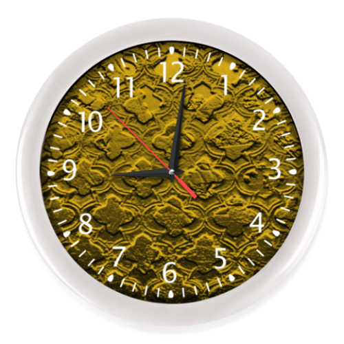 Настенные часы с принтом Текстура