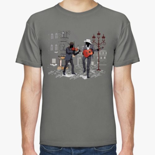 Футболка с принтом Блюз