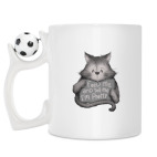 Кружка с футбольным мячиком