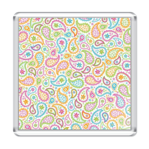 Магнит с принтом Декор