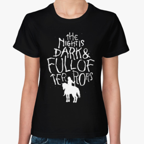 Женская футболка с принтом Игра престолов.Белые ходоки