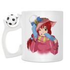 Кружка с футбольным мячиком