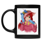 Кружка цветная UV-DTF