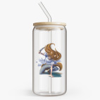 Банка с бамбуковой крышкой