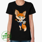 Женская футболка органик