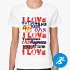 Женская спортивная футболка