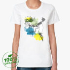 Женская футболка органик