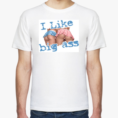 Футболка с принтом Big ASS