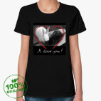 Женская футболка органик