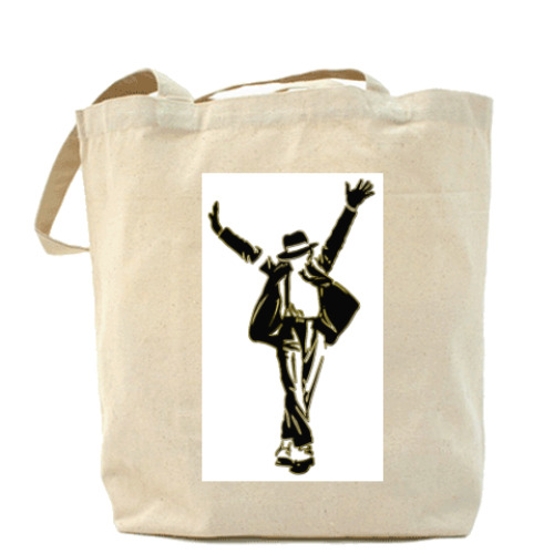 Сумка шоппер с принтом MJ