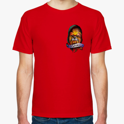 Футболка с принтом CHEWBACCA