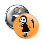 Магнит-открывашка 58 мм  'Некто с косой'