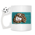 Кружка с футбольным мячиком