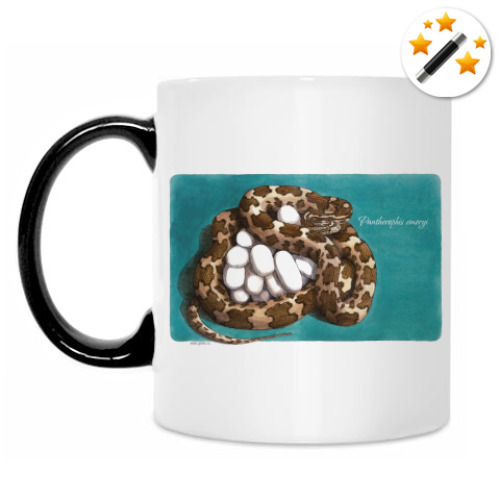 Кружка-хамелеон с принтом E.guttata emory