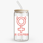 Банка с бамбуковой крышкой