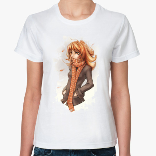 Классическая футболка с принтом September