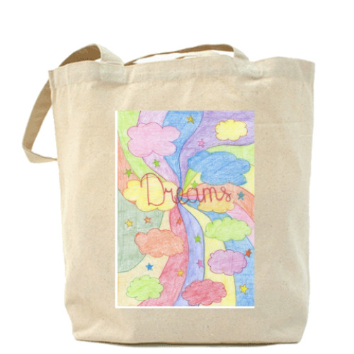 Сумка шоппер с принтом  'Dreams'