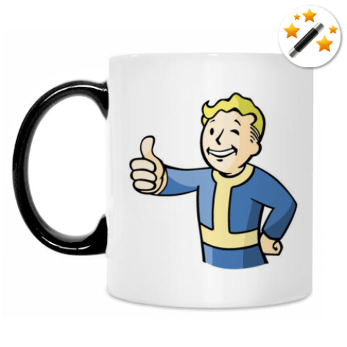 Кружка-хамелеон с принтом Pipboy (Fallout)