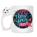 Кружка с футбольным мячиком