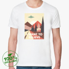 Мужская футболка органик