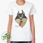 Женская футболка органик