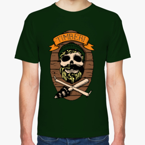 Футболка с принтом TIMBER!