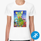 Женская спортивная футболка