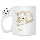 Кружка с футбольным мячиком