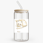 Банка с бамбуковой крышкой