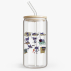 Банка с бамбуковой крышкой