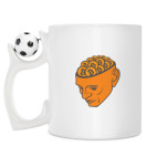 Кружка с футбольным мячиком