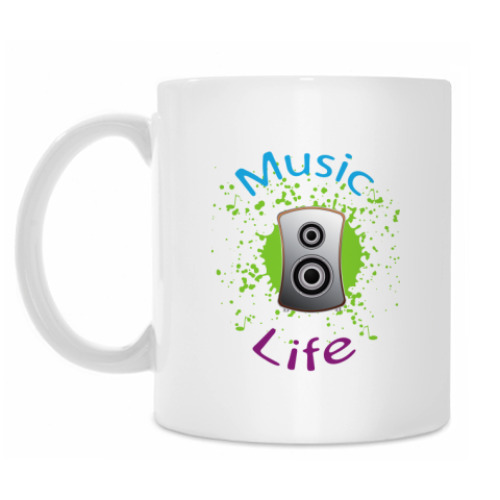 Кружка с принтом Музыка