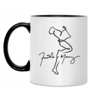 Двухцветная кружка Freddie Mercury