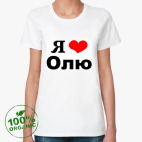 Женская футболка органик