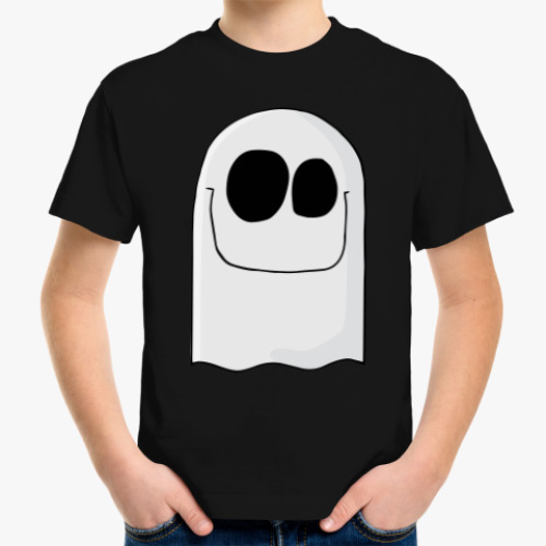 Детская футболка с принтом Привидение
