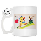 Кружка с футбольным мячиком