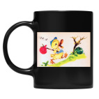 Кружка цветная UV-DTF