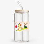 Банка с бамбуковой крышкой