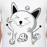 Счастливый Котэ с кубиками