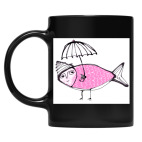 Кружка цветная UV-DTF