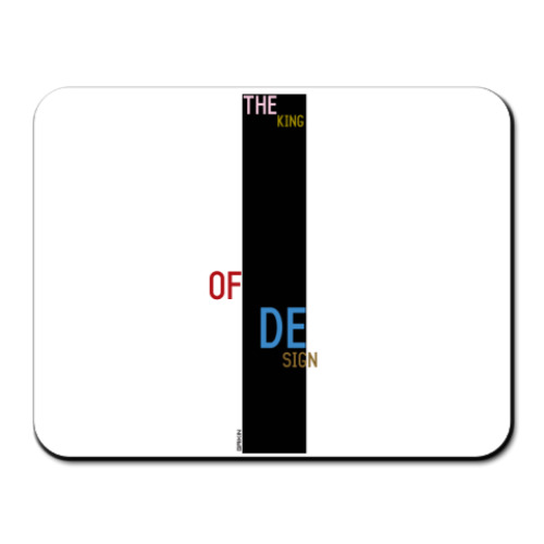 Коврик для мыши с принтом KingOfDesign