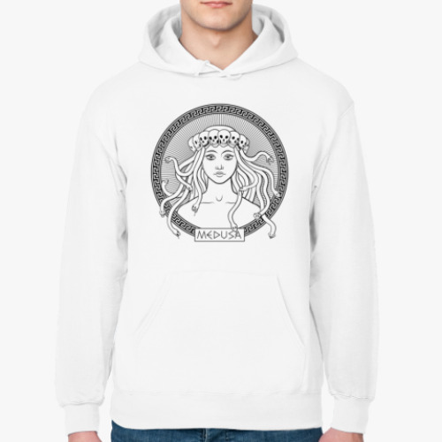 Толстовка худи с принтом Медуза Горгона
