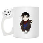 Кружка с футбольным мячиком