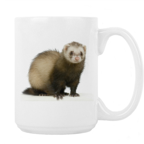 Кружка с принтом Хорьки