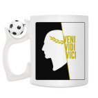 Кружка с футбольным мячиком