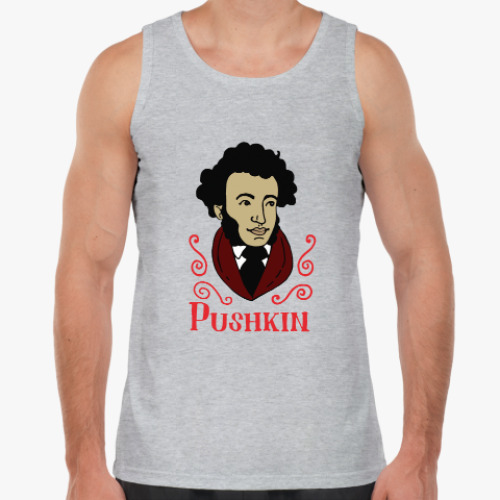 Майка с принтом Пушкин