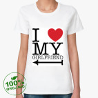 Женская футболка органик